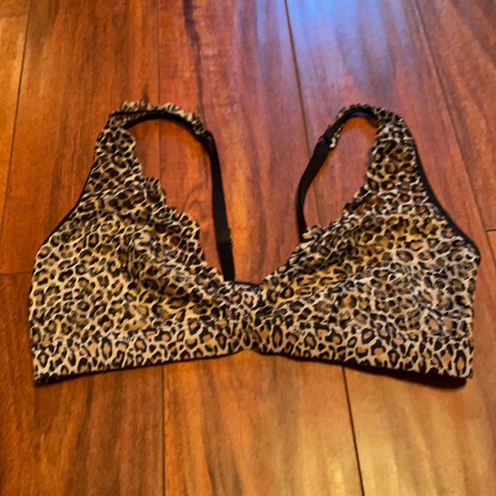 Women’s Pink Leopard Bralet
